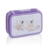 Astuccio 3 zip Nature World Viola